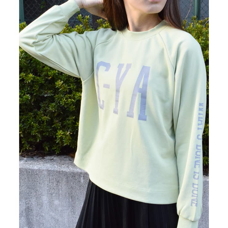 Seeyouプリントラグランスウェット | ＆soiree | 詳細画像8 