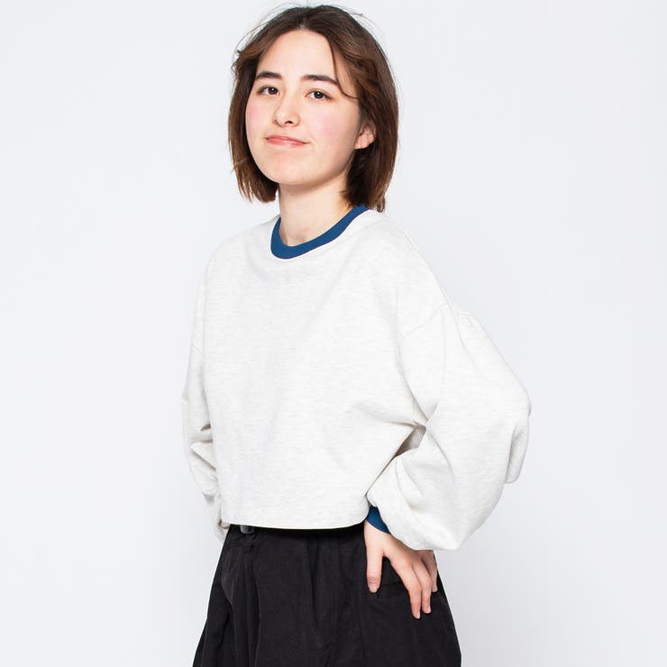 ラバープリントショートスウェット | ＆soiree | 詳細画像14 