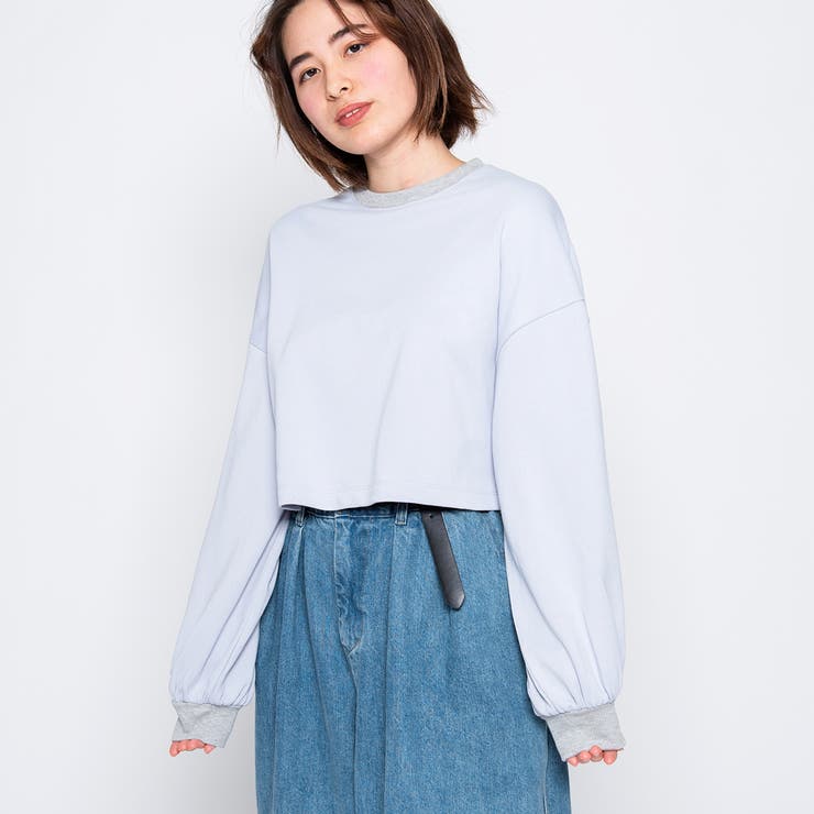 ラバープリントショートスウェット | ＆soiree | 詳細画像3 