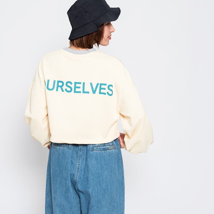 ラバープリントショートスウェット | ＆soiree | 詳細画像7 