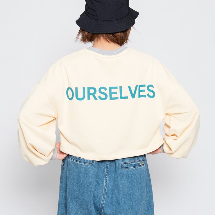 レモン | ラバープリントショートスウェット | ＆soiree