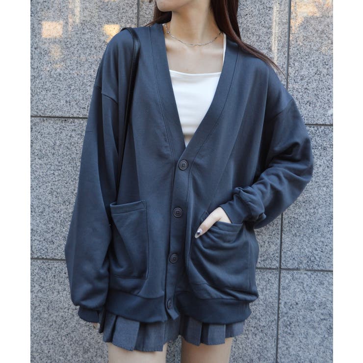 スミクロ | スウェットカーデ | ＆soiree