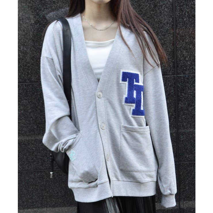 ワッペン付きカーディガン 新作 春 | ＆soiree | 詳細画像8 