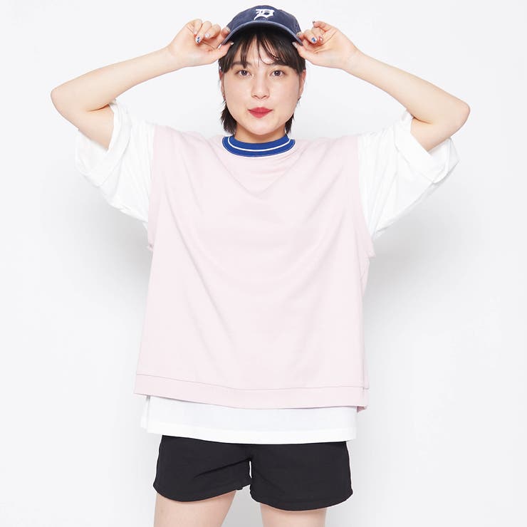 【2点セット】裏毛ベスト＋Ｔシャツ | ＆soiree | 詳細画像17 