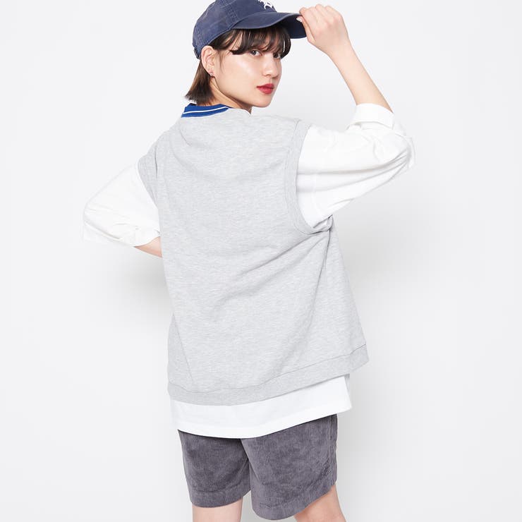【2点セット】裏毛ベスト＋Ｔシャツ | ＆soiree | 詳細画像24 