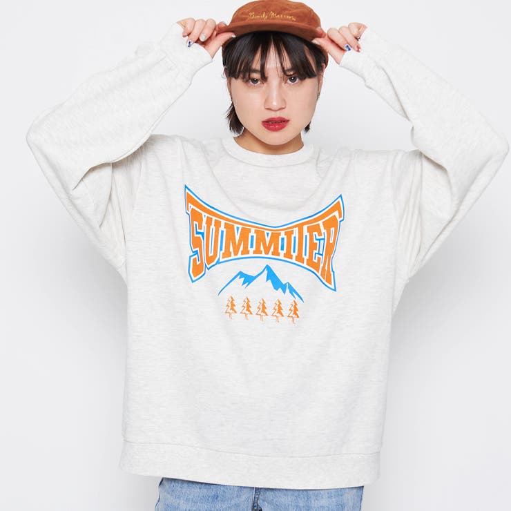 SUMMITERプリントスウェット | ＆soiree | 詳細画像1 