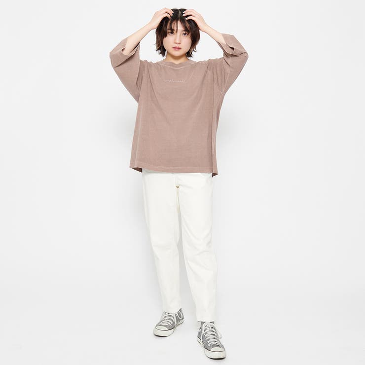 Complicated刺繍 ピグメントラグランTシャツ | ＆soiree | 詳細画像10 