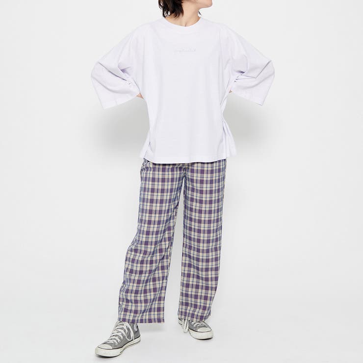 Complicated刺繍 ピグメントラグランTシャツ | ＆soiree | 詳細画像15 