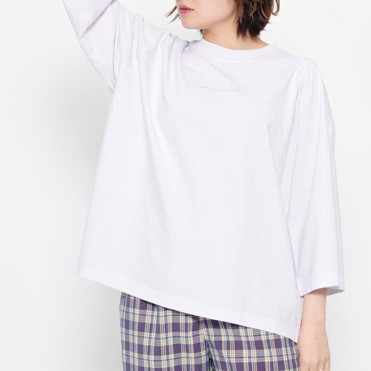 Complicated刺繍 ピグメントラグランTシャツ | ＆soiree | 詳細画像17 