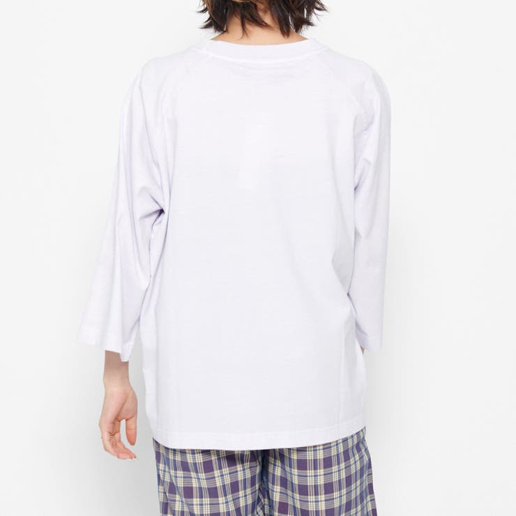 Complicated刺繍 ピグメントラグランTシャツ | ＆soiree | 詳細画像19 