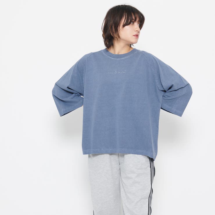 Complicated刺繍 ピグメントラグランTシャツ | ＆soiree | 詳細画像25 