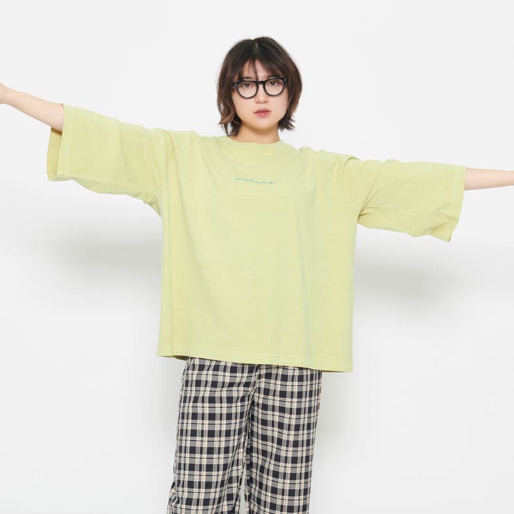 Complicated刺繍 ピグメントラグランTシャツ | ＆soiree | 詳細画像30 