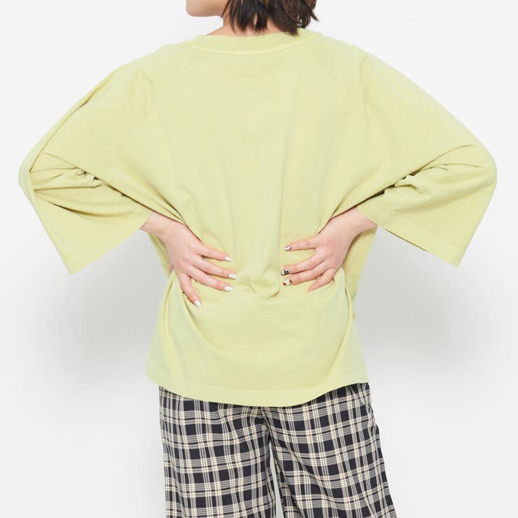 Complicated刺繍 ピグメントラグランTシャツ | ＆soiree | 詳細画像32 