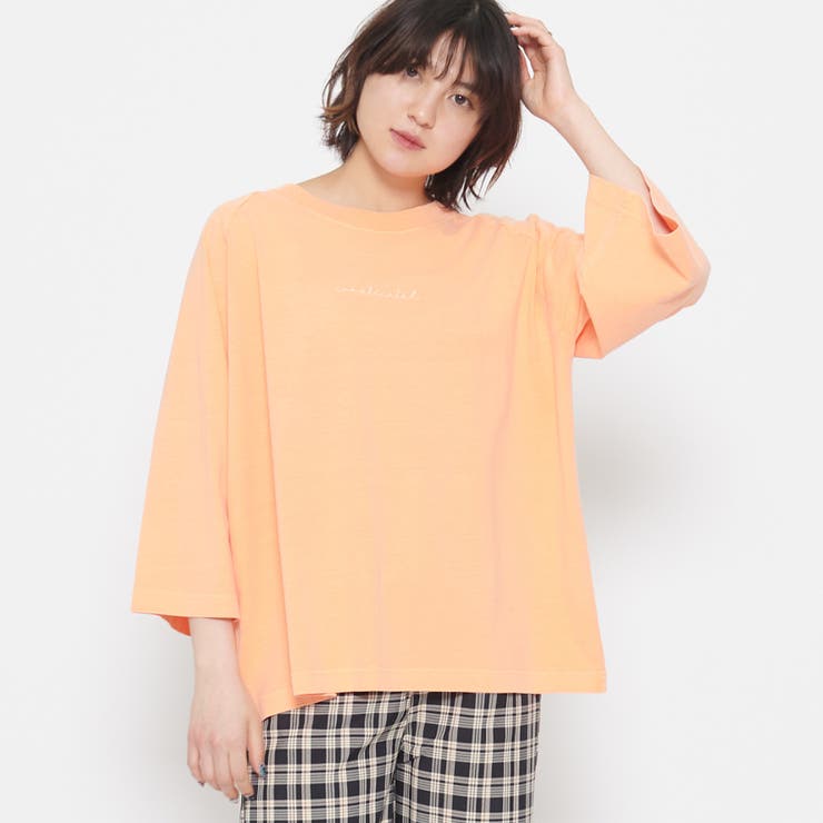 Complicated刺繍 ピグメントラグランTシャツ | ＆soiree | 詳細画像34 