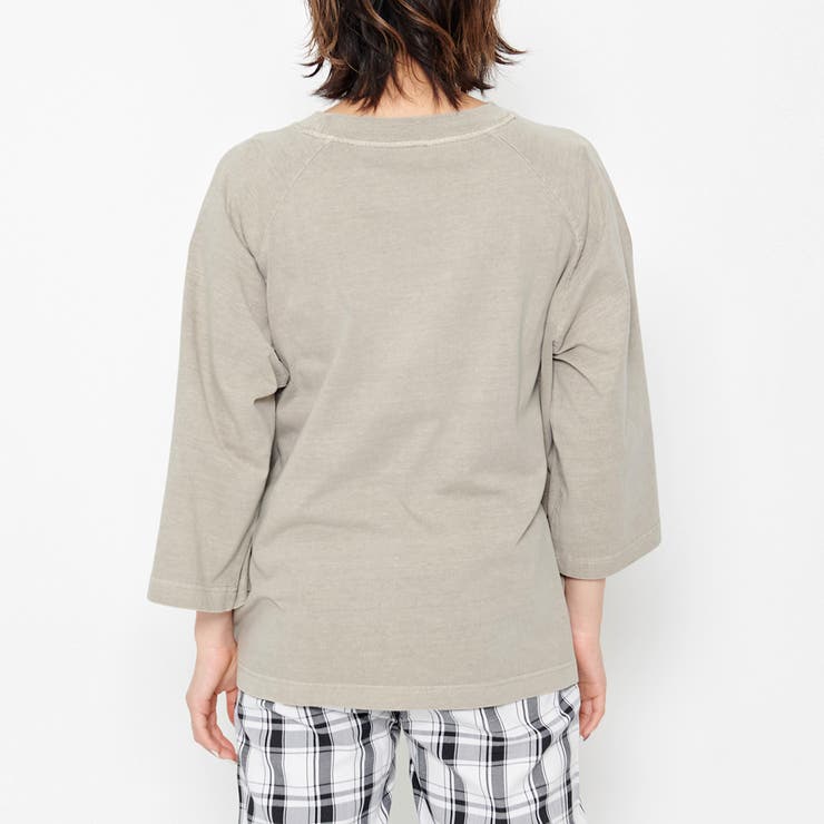 Complicated刺繍 ピグメントラグランTシャツ | ＆soiree | 詳細画像6 