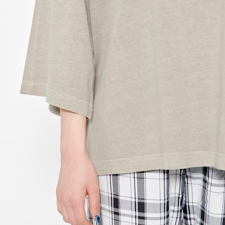 Complicated刺繍 ピグメントラグランTシャツ | ＆soiree | 詳細画像9 