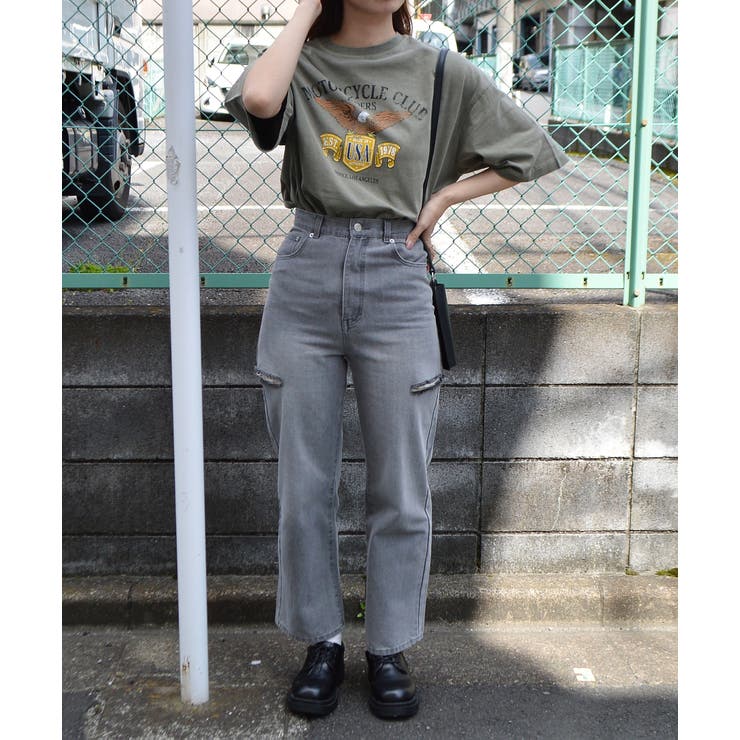 イーグルプリントピグメントTシャツ | ＆soiree | 詳細画像10 