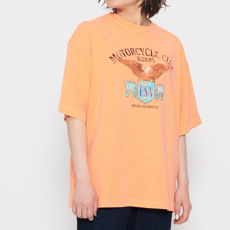 イーグルプリントピグメントTシャツ [品番：RADM0000848]｜＆soiree（アンドソワレ）のレディースファッション通販｜SHOPLIST（ショップリスト）