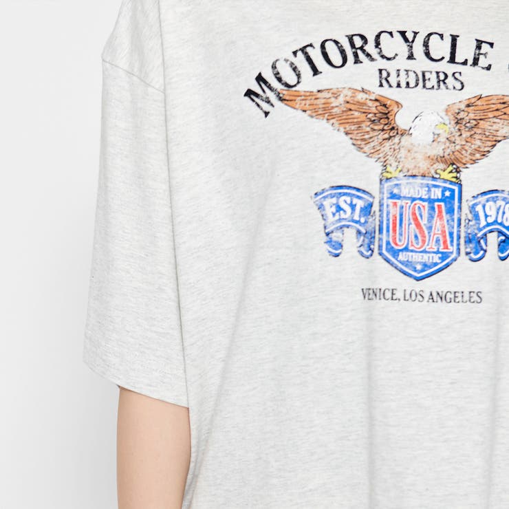 イーグルプリントピグメントTシャツ | ＆soiree | 詳細画像24 