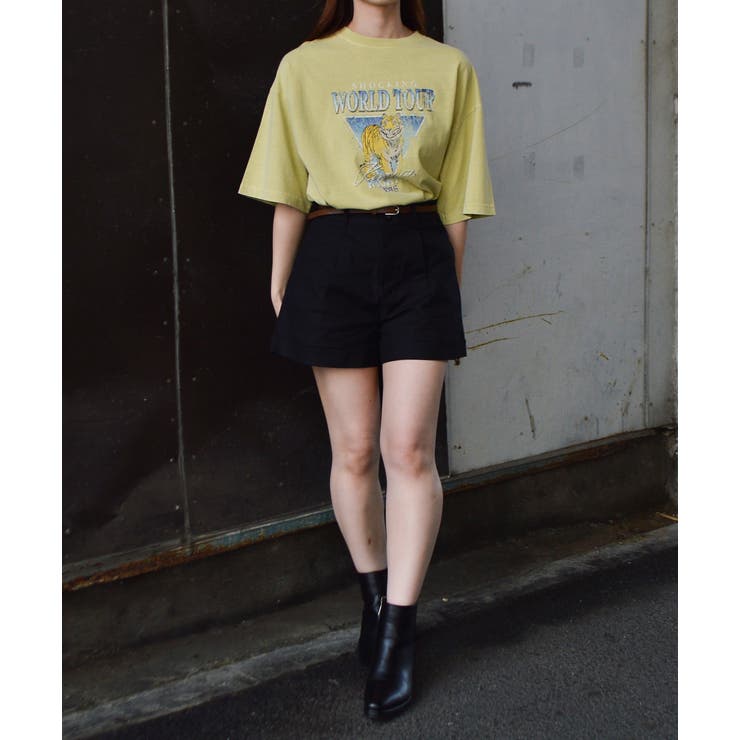 World Tourタイガープリント ピグメントＴシャツ | ＆soiree | 詳細画像26 