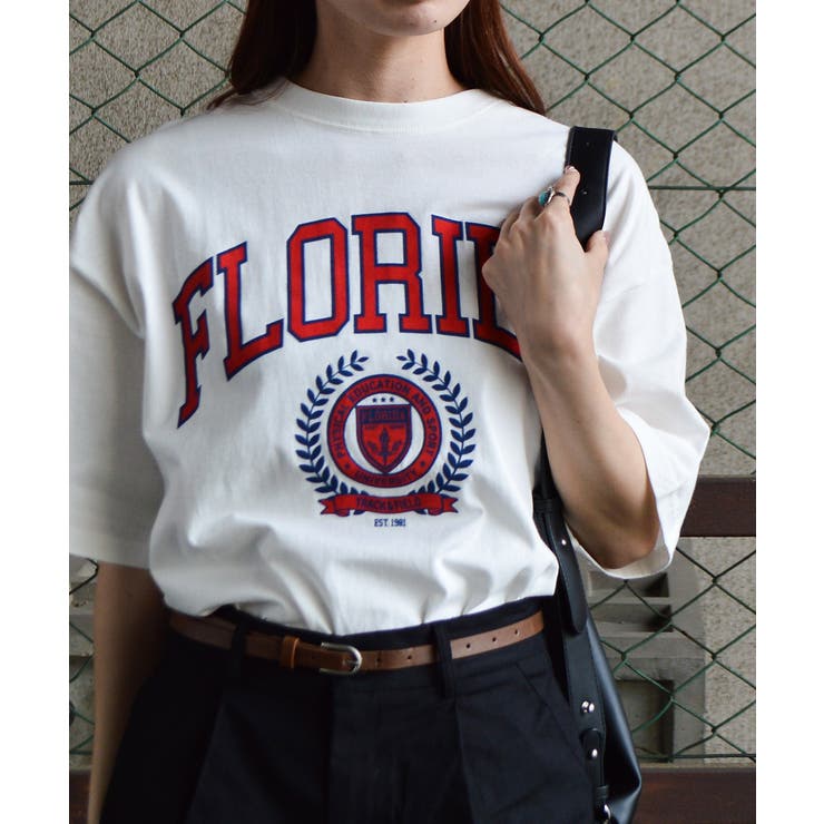 フロリダカレッジTシャツ | ＆soiree | 詳細画像7 