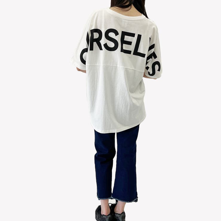 バックロゴドルマンTシャツ | ＆soiree | 詳細画像25 