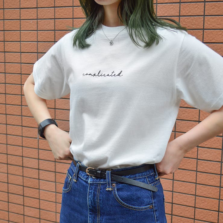 Complicated刺繍ロゴTシャツ | ＆soiree | 詳細画像2 