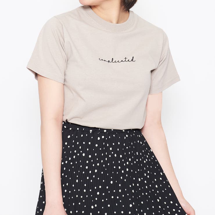 Complicated刺繍ロゴTシャツ | ＆soiree | 詳細画像31 
