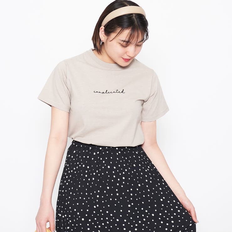 Complicated刺繍ロゴTシャツ | ＆soiree | 詳細画像33 