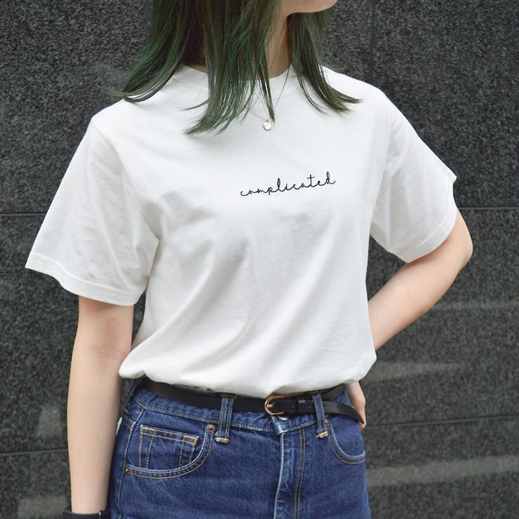 Complicated刺繍ロゴTシャツ | ＆soiree | 詳細画像5 