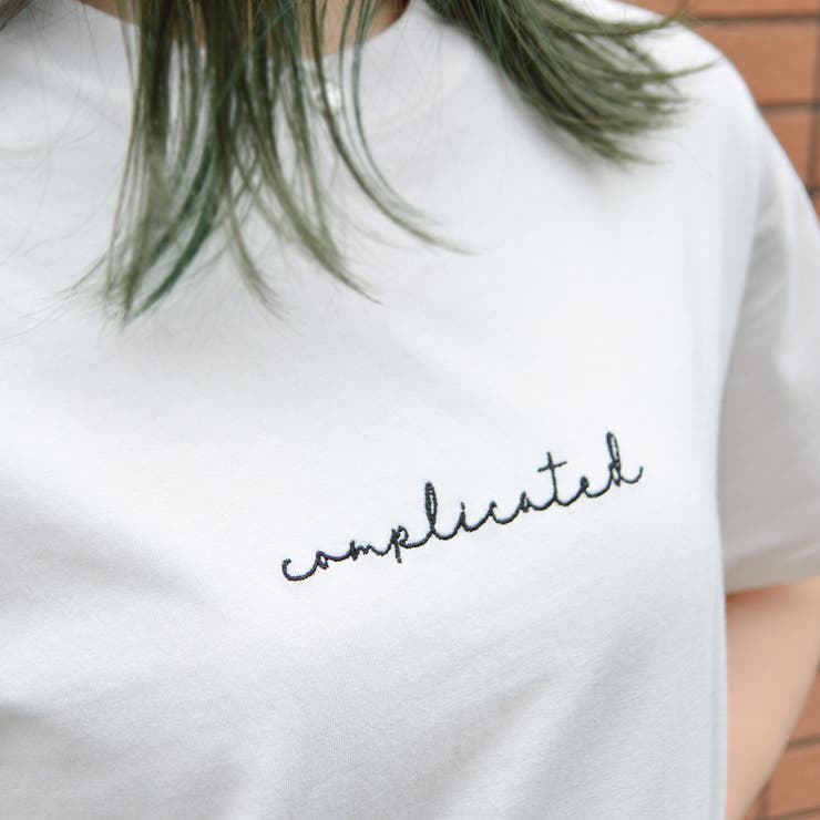 Complicated刺繍ロゴTシャツ | ＆soiree | 詳細画像6 