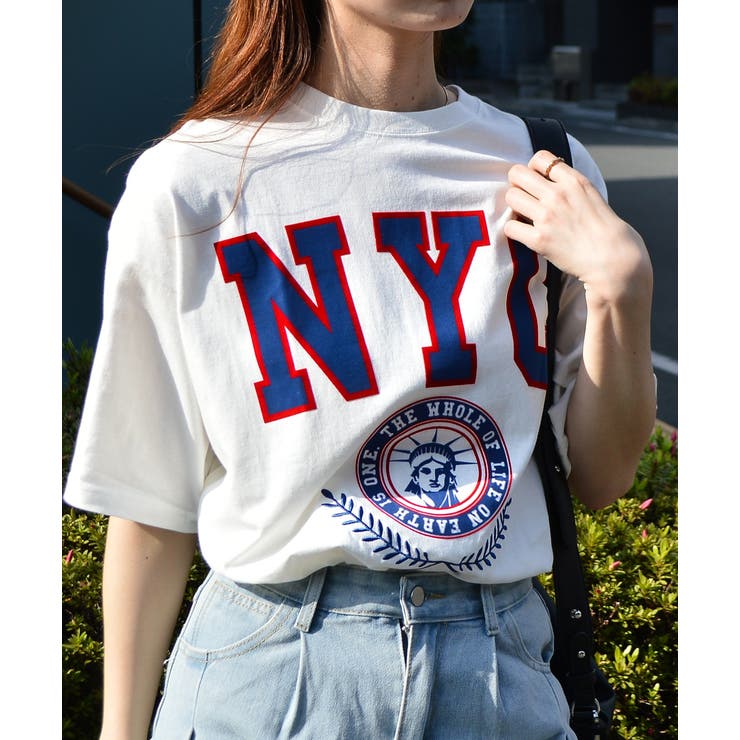 tシャツ 肩フリルレースTシャツ フロッキーロゴ レディース palm RICHE tシャツ 肩フリルレースTシャツ フロッキーロゴ