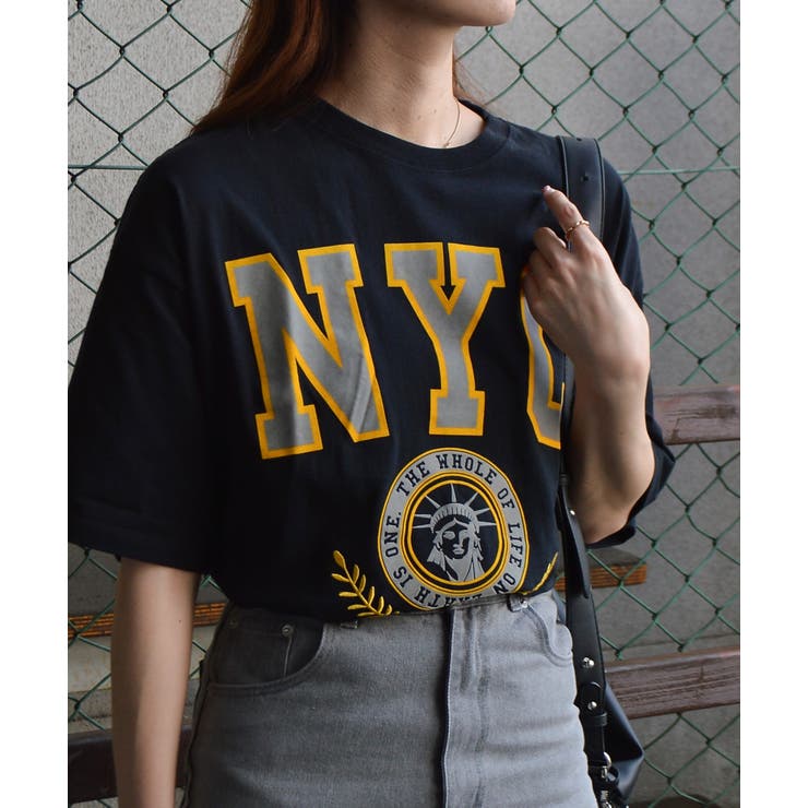  NYCフロッキーロゴTシャツ | ＆soiree | 詳細画像3 