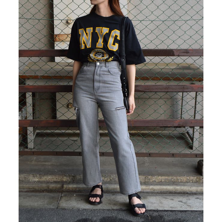  NYCフロッキーロゴTシャツ | ＆soiree | 詳細画像5 