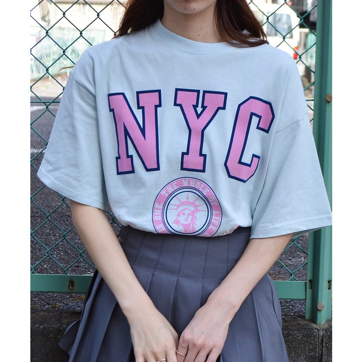 yankees ロゴプリント袖フリルTシャツチアガールチビTy2kフランスUSA 90's anvil ''LOLLAPALOOZA FESTIVAL '92'' 両面プリント T
