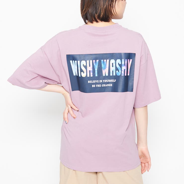 バックプリント オーバーサイズ Tシャツ[品番：RADM0000866]｜＆soiree