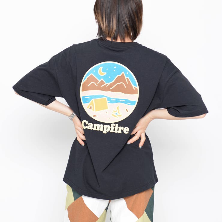 オーバーサイズ サークルバックプリントTシャツ | ＆soiree | 詳細画像13 