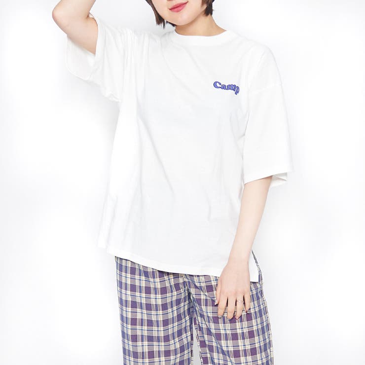 オーバーサイズ サークルバックプリントTシャツ | ＆soiree | 詳細画像14 