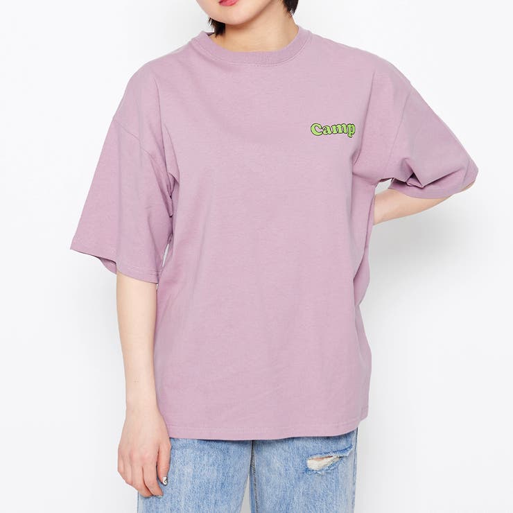 オーバーサイズ サークルバックプリントTシャツ | ＆soiree | 詳細画像19 