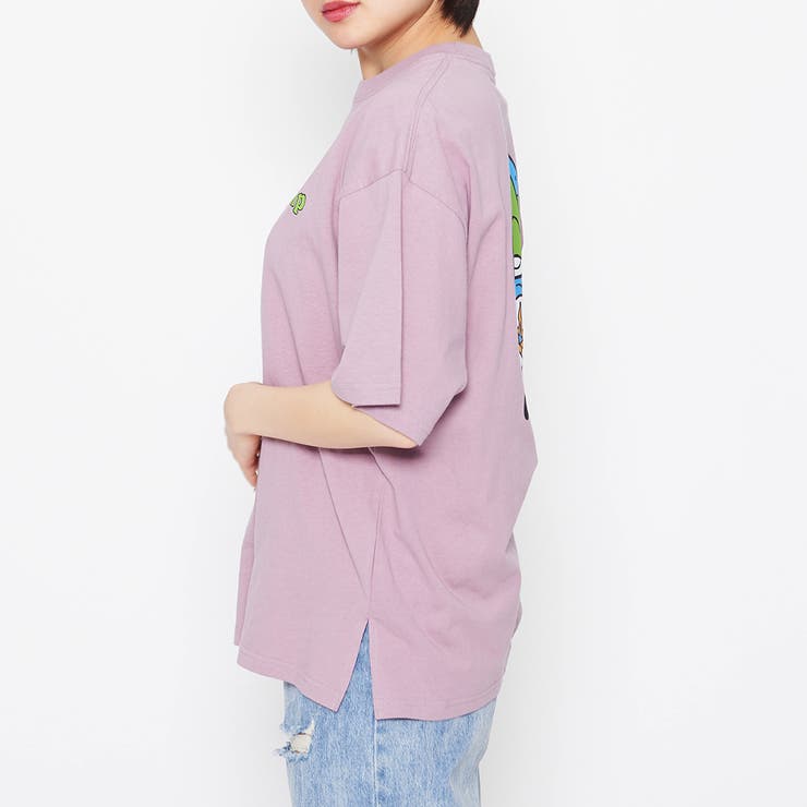 オーバーサイズ サークルバックプリントTシャツ | ＆soiree | 詳細画像22 