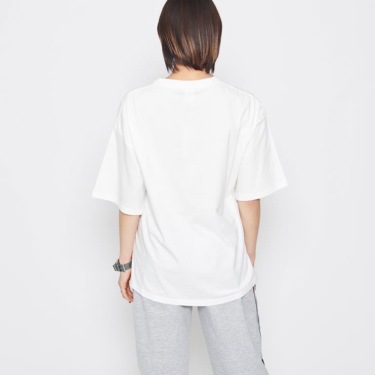 オーバーサイズ ロゴ半袖Ｔシャツ | ＆soiree | 詳細画像6 