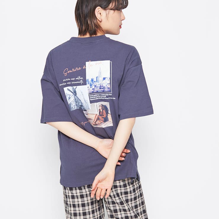 ノスタルジックバックフォトプリントTシャツ | ＆soiree | 詳細画像11 