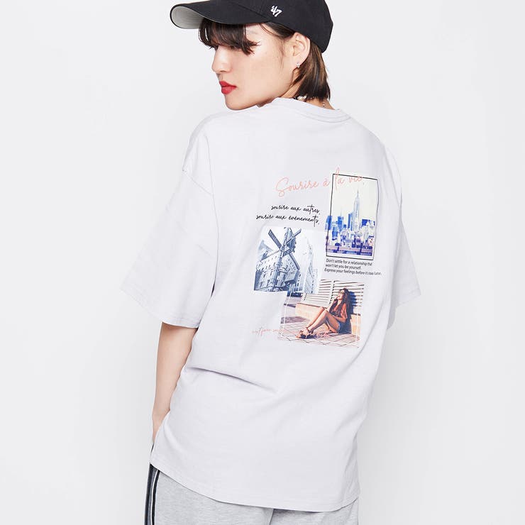 ノスタルジックバックフォトプリントTシャツ | ＆soiree | 詳細画像21 