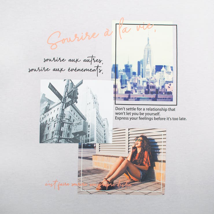 ノスタルジックバックフォトプリントTシャツ | ＆soiree | 詳細画像29 