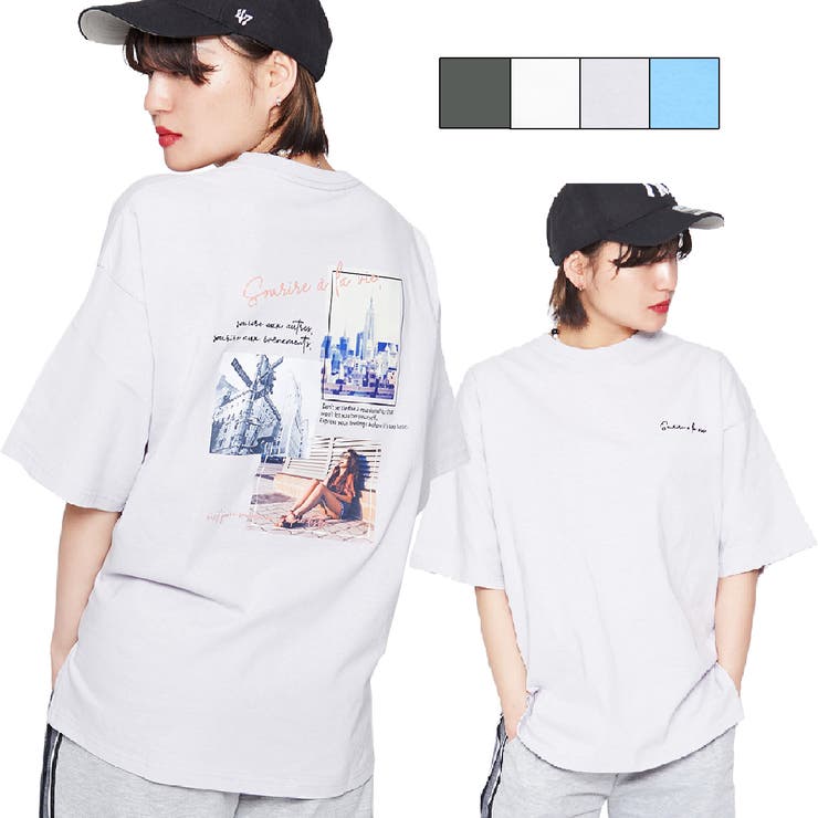 ノスタルジックバックフォトプリントTシャツ | ＆soiree | 詳細画像31 