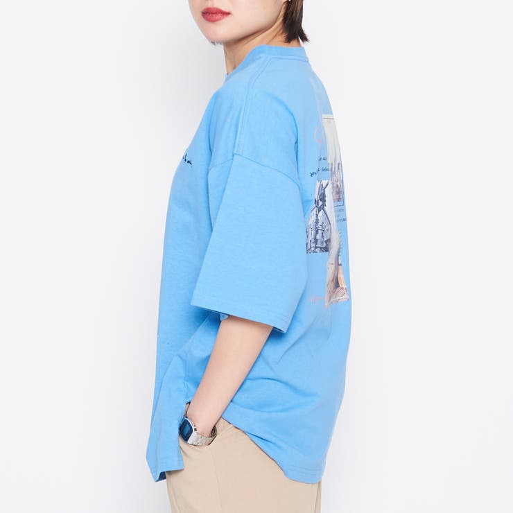 ノスタルジックバックフォトプリントTシャツ | ＆soiree | 詳細画像5 