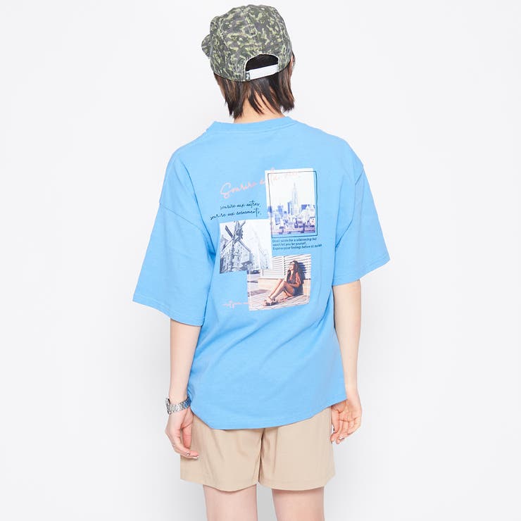 ノスタルジックバックフォトプリントTシャツ | ＆soiree | 詳細画像7 