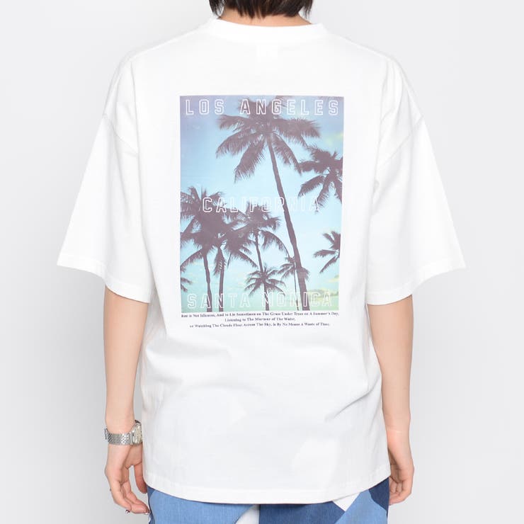 CaliforniaバックフォトプリントＴシャツ | ＆soiree | 詳細画像13 