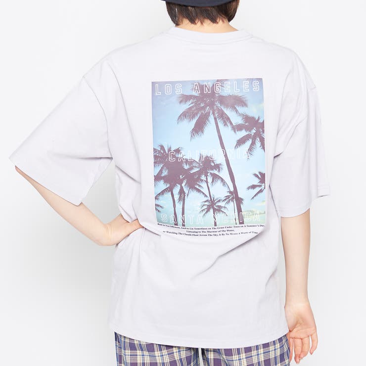 CaliforniaバックフォトプリントＴシャツ | ＆soiree | 詳細画像24 