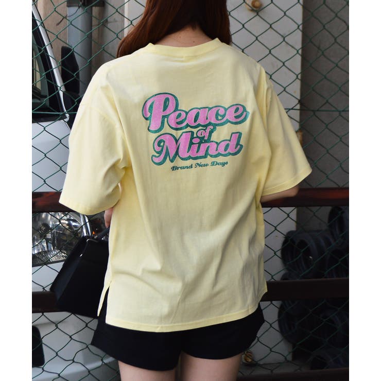 グリッタープリントTシャツ | ＆soiree | 詳細画像10 